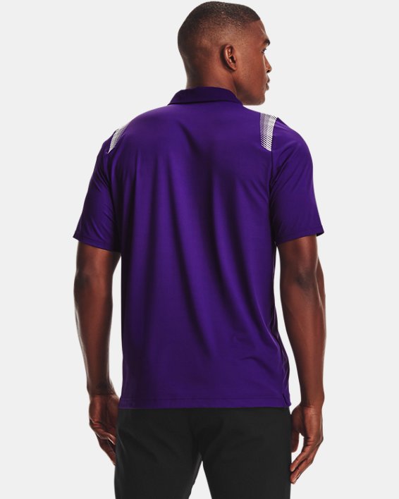 Men's UA Iso-Chill Polo, Purple, pdpMainDesktop image number 1